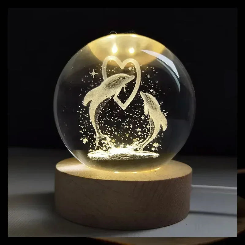 StellarGlow Crystal Lamp